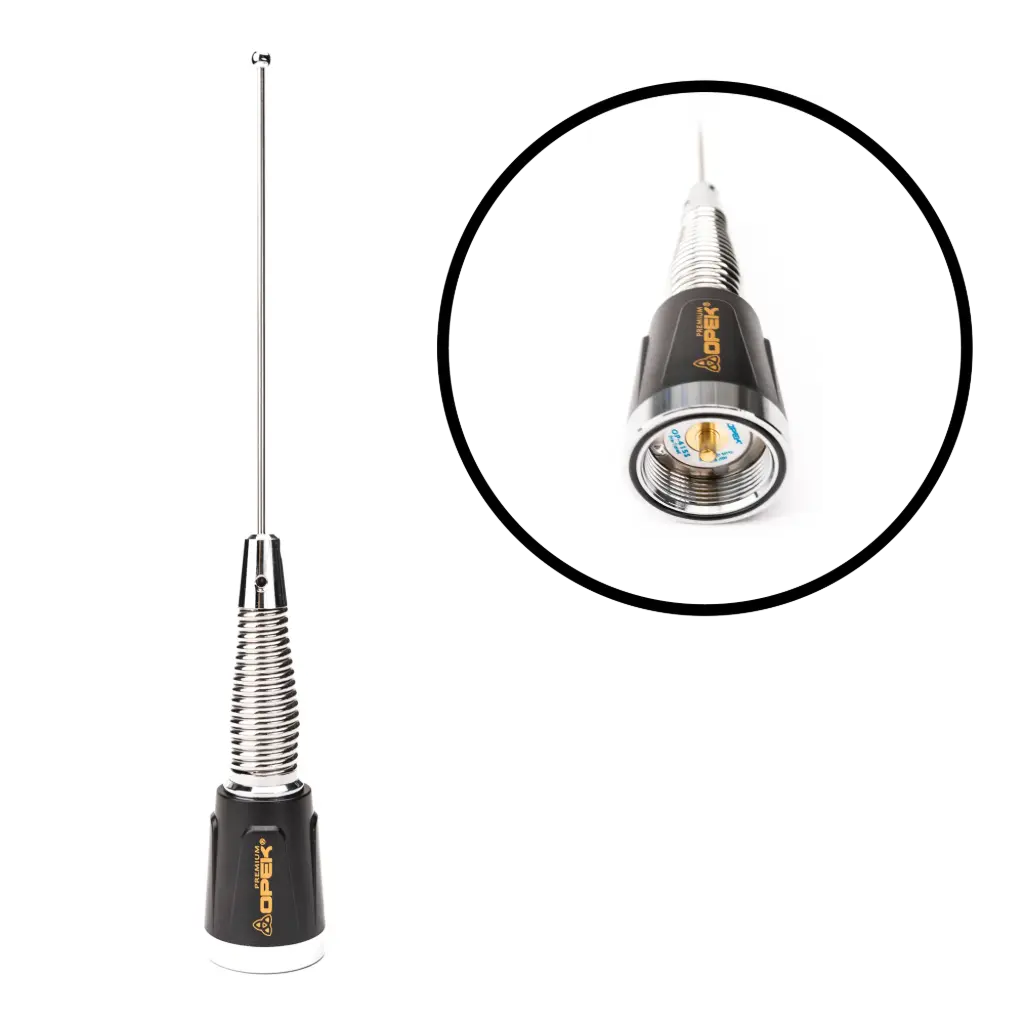 OPEK 4.5 dBi 1/2 Wave 140 MHz Bandwidth (380-520 MHz) UHF NGP Antenna