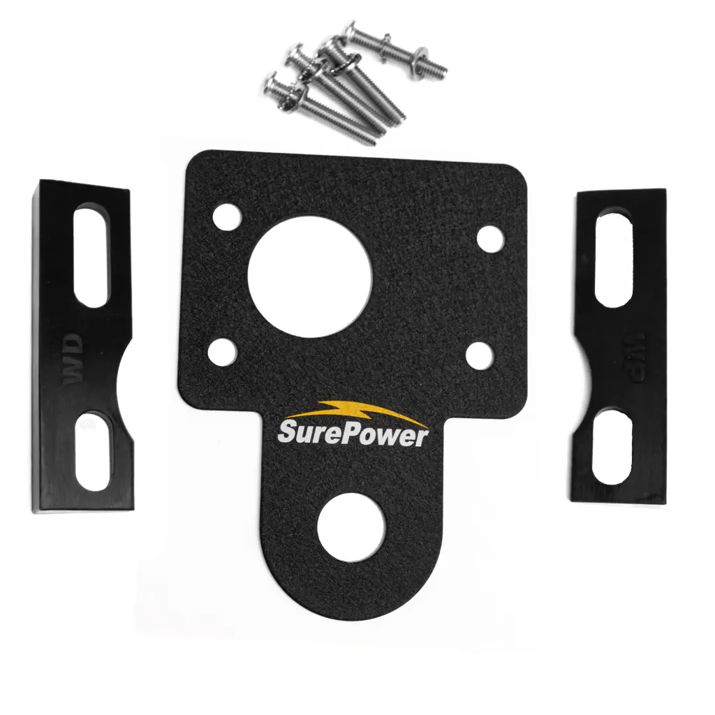 SurePower Kenworth T680/T880 NMO 3/4” Hole Mirror Bracket Installation Fits (13-UP)