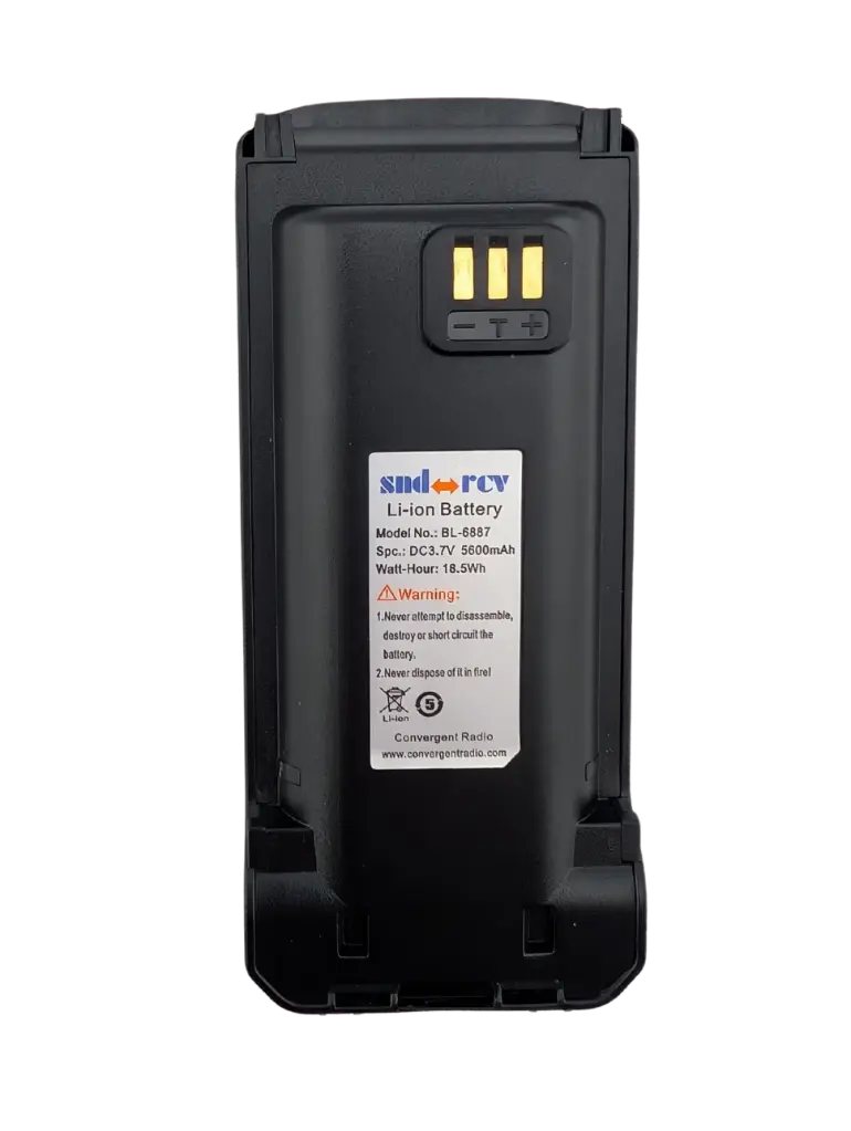 SND RCV P6P Spare Battery