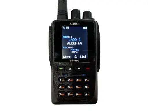 Alinco DJ-MD5 Dual Band DMR Commercial Portable Radio